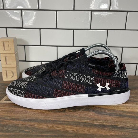 Under Armour Other - Under Armour Kickit2 Wordmark Youth Girls Size 6.5Y Shoes Black Casual Sneakers